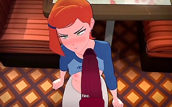 Hentai Japanese Schoolgirl Gwen Tennyson Gets Pounded Hard by Ben10 in Wild Anal Fuck Session