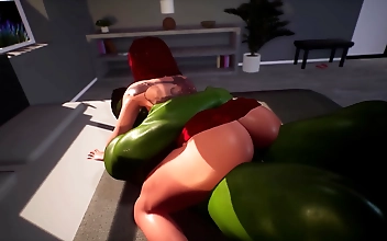 Experience the Ultimate Fuckfest: JAV Hentai 3D Parody of the Incredible Hulk and Black Widow in 4K!