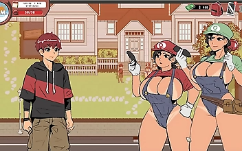 JAV Unleashed: Spooky Milk Life - Taboo Hentai Game PornPlay Ep4 with Outdoor Threesome and Mario Sisters