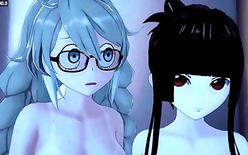 Experience the Luscious Allure of Enma s Sister and Her Male Daughter in This Sensual 3D Erotic Video