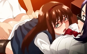 Unleash Your Desires With 2 Luscious Ladies In Hentai Megane No Megami Ep