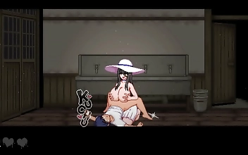 Japanese After School Hentai Milfs Massage Boys' Penis - Titjob to Make Him Cum! - Hentai Game Gameplay