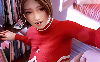 JAV Goddess Mai Shiranui Gets Creamed Uncensored in Hentai Deepthroat Blowjob