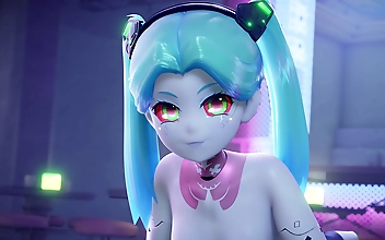 JAV Idol Rebecca s Cyberpunk Edge Play with Mantis X: An Erotic Virtual Escape