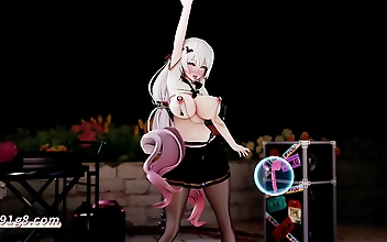 Revel in Delisa s Daring Naked Dance in Crackdown 3MMD s Big Moon Video