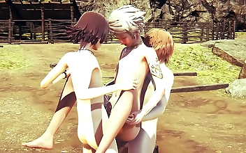 Jin's Luscious Creampie Anal on Big Dick: Sissy Crossdress Sensation in Manga, Anime, Film, Game Porn