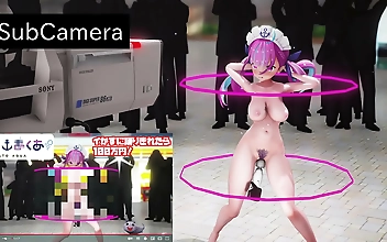 Wet and Wild: Masturbating in the Pool with Hologirl Minato