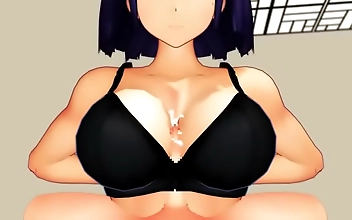 Tantalizing JAV MILF Enchantress Spreads Her Tatas in Kancolle Tatuta 3