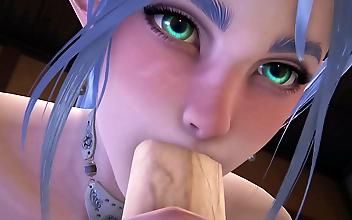 Experience the Ultimate SFM Hentai with Elf l 3D in a Hotel Room