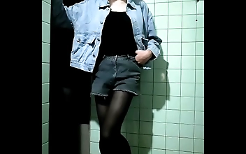 Debauched Neighbors Daughter Gets Cumshots in Black Silk - JAV Fantasy Come True!