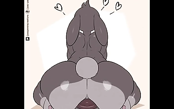 Experience the Luscious Thrusting of a Gay Rabbit on a Dildo