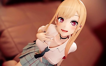 JAV MILF Marin Kitagawa Gets Gut-Busting Gangbang in 2!