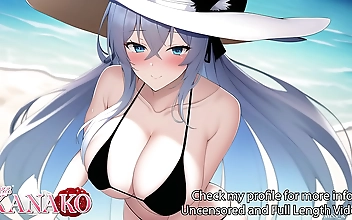 Stranger Hook Up on the Beach: Wet and Horny ASMR Roleplay on VTuber