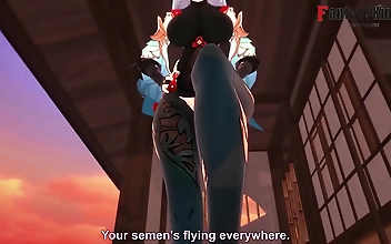 Luscious JAV Enchantress Shows Off Her Alluring Foot Work in Genshin s Impactful Full Movie on PTRN! Only on FantasyKing3!