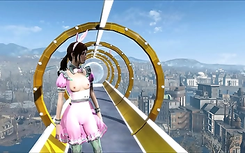 Enjoy the Alluring Japanese Cosplay in Fallout 4: A Dreams Sexy Fashion Show