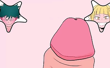 Deku Goes Wild: Masturbation & Intercourse with Sexy Schoolgirl Himiko Toga