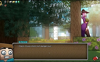 JAV Porn Journey: HornyCraft Parody Hentai Game with Anal Beads Play - MILF Enderman Woman's Ass Toys!