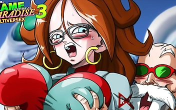 Experience the Ultimate Busty Android - Kame Paradise 3's Steamy Sex Scene with Android 21!