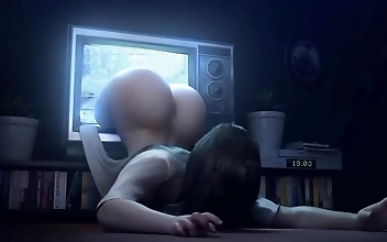 Revel in the Alluring Presence of Luscious Sadako from The Ring - A Must-See JAV Cartoon Hentai!