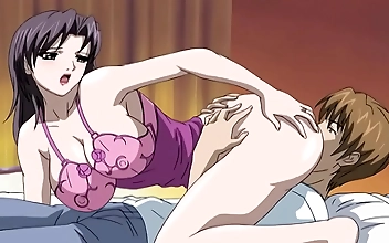 Forbidden Desires: Luscious MILF Seduces Stepson While Hubby Sleeps