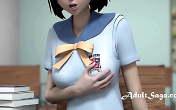 Hentai Heaven: Hot & Horny Japanese Teacher s Sex Lessons!