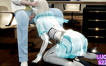 Introducing the Luscious Enchantress AI Customer Service Robot by Company Name: Your Every Answer Allure and Slutty Behavior in One Machine