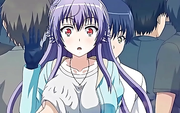 Hentai Teen Cumming Hard in Public Elevator Fuckfest - Mind-Blowing JAV Cream Pie!