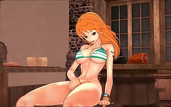 Navi-Gazing: I m Touching Myself Too - Let s Get Wet and Wild with the Sexy Pirate Nami in One Piece Hentai