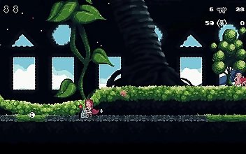 JAV Metal Plug Side Scroller Hentai Game Ep 2: Climax of the Huge Purple Dildo Fight