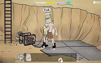 Fuckerman - A Luscious Construction Site Enchantress Animated 2D Cartoon Porn Gameplay