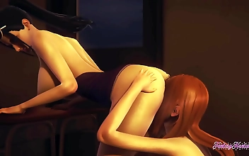 Are you ready to dive into the steamy world of nami and nico robin? get ready to witness the wildest lesbian action in 3d that will leave you gasping for air. in this video, the two beauties engage in a scorching hot scisioring session that will make your