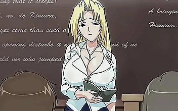 Welcome to the world of JAV Hentai, where your wildest fantasies come to life. Today, we have a special treat for you, an uncensored video of a MILF teacher caught masturbating in the middle of the class. Imagine the thrill of seeing her slide her fingers