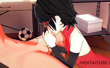 Are you ready for the ultimate JAV experience? Sarada, the enchanting MILF from Naruto, is about to give you the most intense handjob and blowjob you've ever seen. Her luscious lips and talented tongue will leave you mesmerized as she sucks you off until 