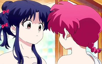 Get ready to witness the most erotic scene in the new ranma 1/2 remake! in this highly anticipated cmnf enf mmd scene, you'll see luscious akane and slut ranma stripping down to their nude bodies and stepping into the shower together. as they touch each o