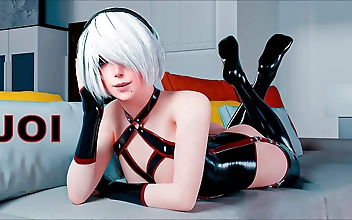 Get ready to immerse yourself in a world of forbidden pleasure with this joi hentai video featuring a luscious enchantress who will leave you breathless. her alluring looks will captivate you as she teases and pleasures herself to orgasmic joy, leaving yo