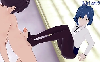 Are you ready to unleash your inner beast? Dive into the world of hentai with Ikuyo Kita and Ryo Yamadas intense romp in Bocchi the Rock! You wont be able to resist the enchanting allure of these two luscious lovers as they engage in a passionate and unre