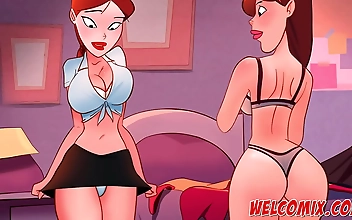 Wow, this JAV animation is a truly sinful delight! It features a deeply religious lady whos hiding a dirty little secret from her loved ones – a lustful obsession for naughty games with her sneaky home pals! Watch as these two gorgeous babes use every inc