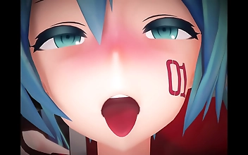 Welcome to a world of unrestrained pleasure and desire, where Hatsune Mikus enchanting VOCALOID melodies will transport you to the heights of ecstasy. Embrace your deepest fantasies and let yourself be swept away by the seductive rhythms and hypnotic beat
