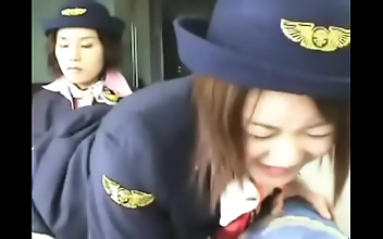 Oooh, i can already imagine the scene! a stunning flight attendant is wearing her sexiest uniform, and she has a naughty glint in her eyes. she knows what she wants, and she's not afraid to ask for it. as she walks down the aisle, she sees a handsome pass