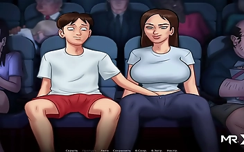 Struggling to keep your desires in check, you watch as the enchantress slowly unveils her luscious summertime pussy. The anticipation builds as she teases you with her captivating allure, tempting you to taste her sweet nectar. As she spreads her legs wid