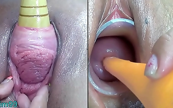 Are you ready for a real lesbian orgy? A feast for your eyes and ears, so delicious and erotic, itll make your pussy wet and your toes curl. Four stunning women with luscious pussies and seductive eyes will tantalize your senses with their steamy action. 