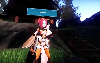 Welcome to the world of Monster Girl Island, where fantasies come to life! This month's patreon choice is a real treat—a hot and steamy hentai game episode featuring a naughty kitsune woman with big tits. Our enchantress will seduce you with her alluring 