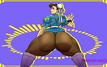 Oh, my! chun-li, the enchantress from street fighter, is finally turning 25, and we can't help but feel excited. to celebrate this momentous occasion, we've prepared something truly special. get ready for a series of slutty twerk loops that will make your