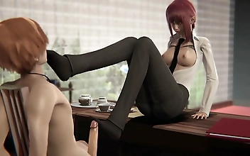 Welcome to the world of ultimate pleasure, where your wildest fantasies come true. This JAV video is a must-watch for those who crave lustful pleasures. With Makimas insatiable flesh and Hentai 3D SFM game, youll enter a world of pure ecstasy. Your eyes w