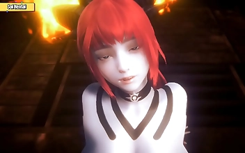 Experience the Full Hentai Excitement with Big Boob Fire Dragon in 3D!