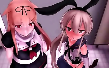 Yudate and Layer Shima Kaze s Sensual Together-Time: Intimate Cock Blowjob and Sexy Moments