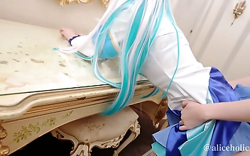 JAV Cosplayer s Insatiable Lust: Multiple Creampie POV