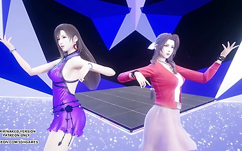 Enjoy the Ecstasy of the Luscious MILF Taeyeon and Her Alluring Friends in Hentai HKPP Dance Finale - Uncensored FF Extravaganza!