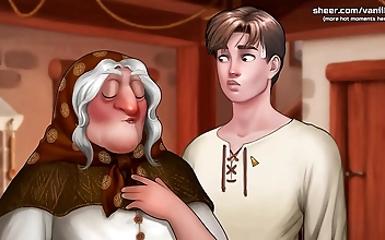 JAV Hottie Gives Older Granny a Steamy Kiss and Fucks Her Hard: Part 9