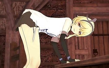 Welcome to the Bedroom: Luscious Lumine Traveler Discovers Pleasure with a Dildo in Genshin Impact Hentai